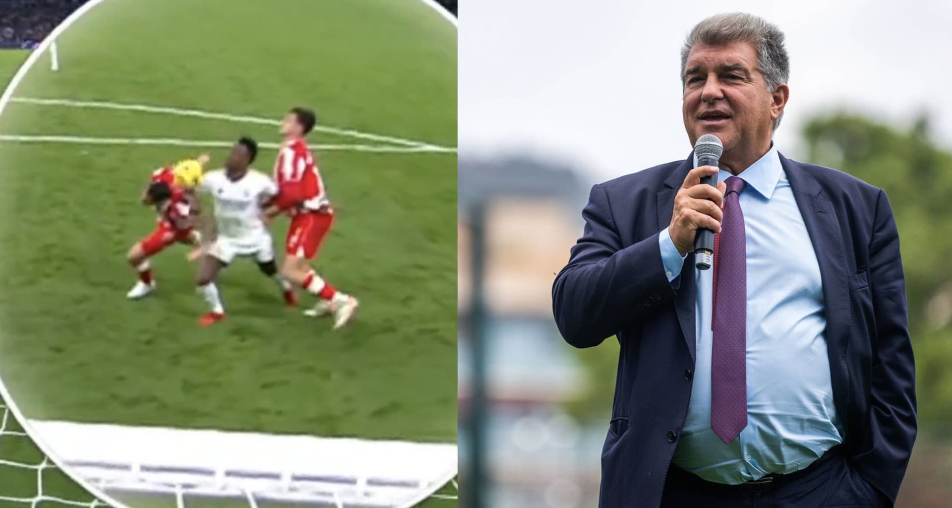 Joan Laporta's attack on Real Madrid for the referee's help against Almería