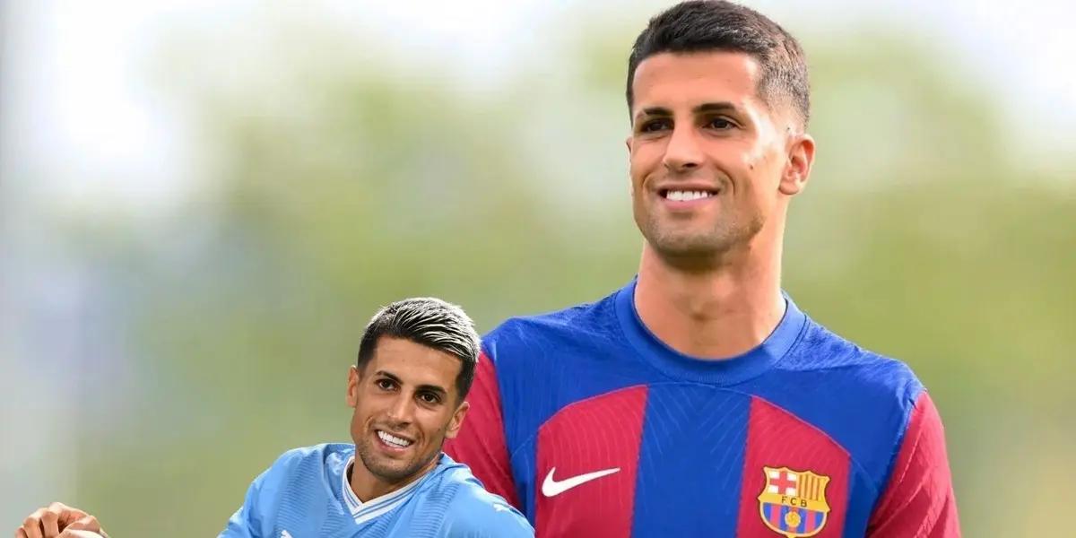 Joao Cancelo is currently on loan with FC Barcelona