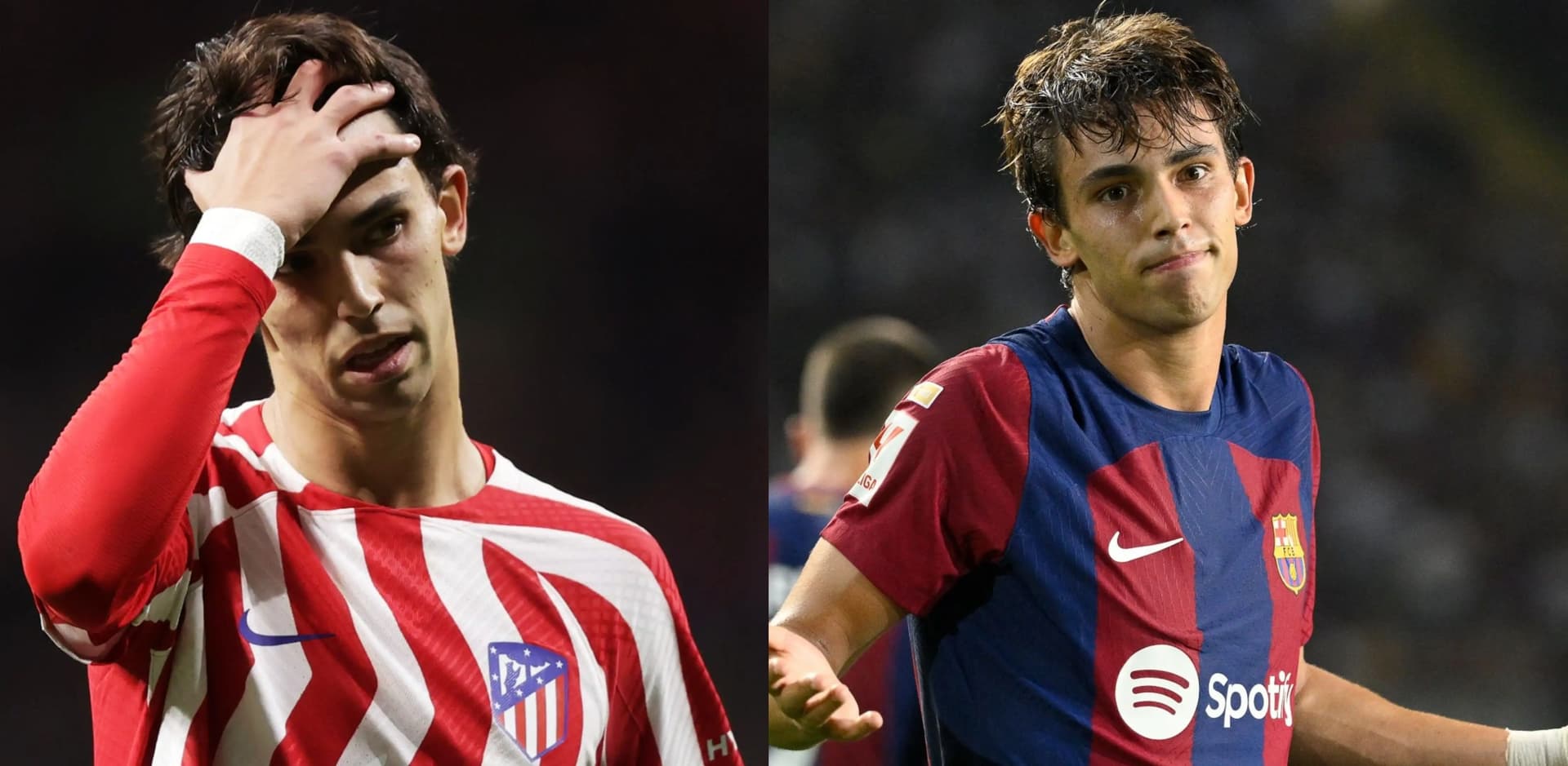 Joao Felix scored against his former team. Barcelona is now winning it 1-0.