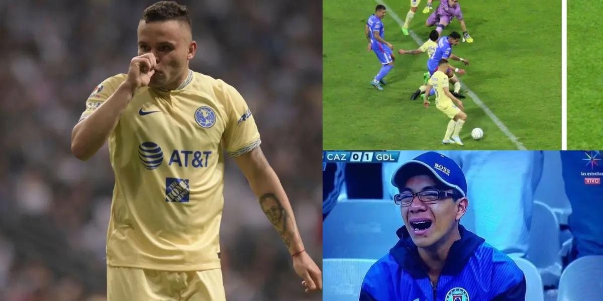 Jonathan Rodríguez applied the law of the ex. Now that's what the fans are calling him, and they are speaking out on social networks.
