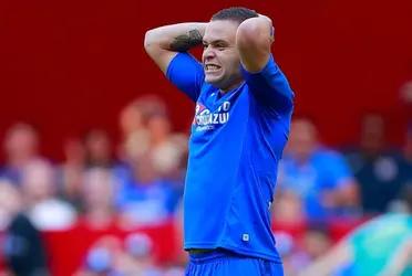 Jonathan Rodríguez is likely to leave Cruz Azul in the next winter transfer window.