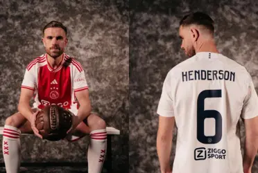 Jordan Henderson takes the number 6 at Ajax; No. 14 is retired for Johan Cruyff.