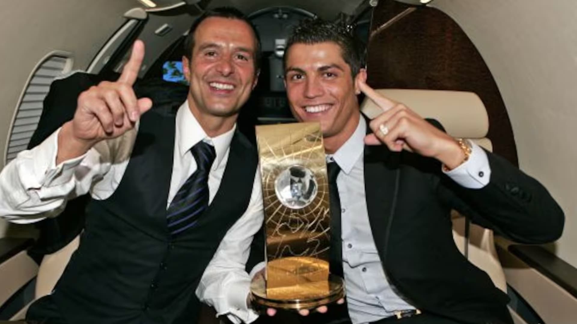 Jorge Mendes and CR7. PHOTO: El Pais
