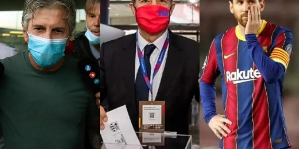 Jorge Messi carried out a curious action in the middle of the negotiation on the continuity of La Pulga.