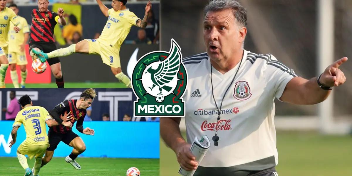 Jorge Sanchez played a disastrous game against Manchester City and Martin is not looking for a replacement for him at El Tri.