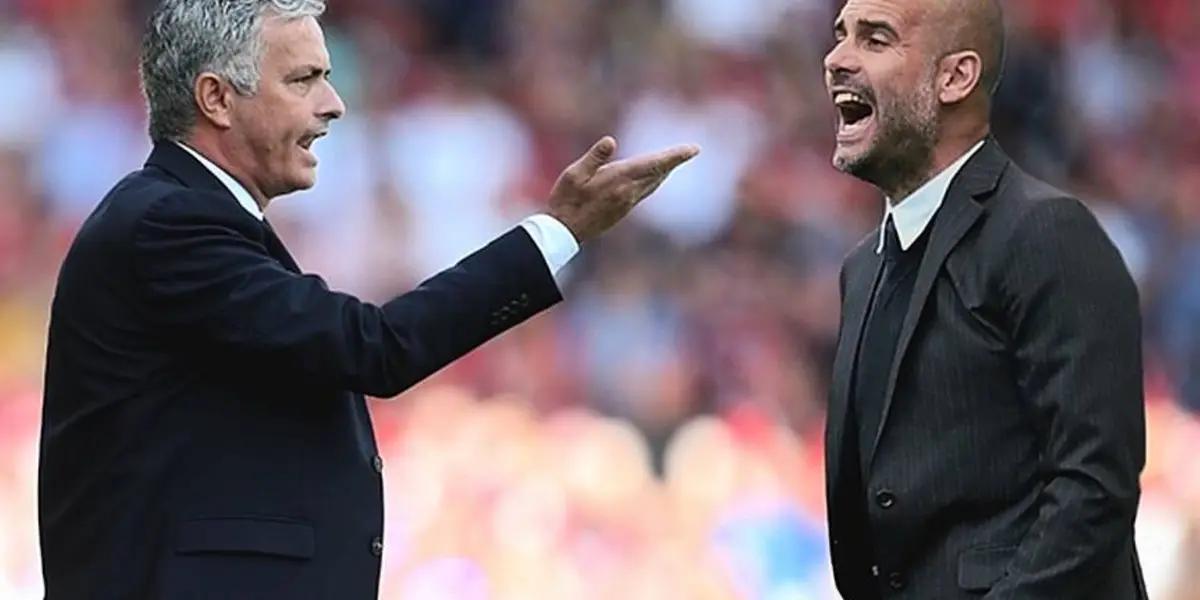 José Mourinho and Pep Guardiola / Photo: OffTheBall