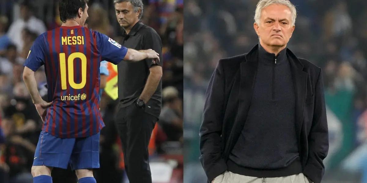 Jose Mourinho coached Cristiano Ronaldo at Real Madrid but never coached Lionel Messi.