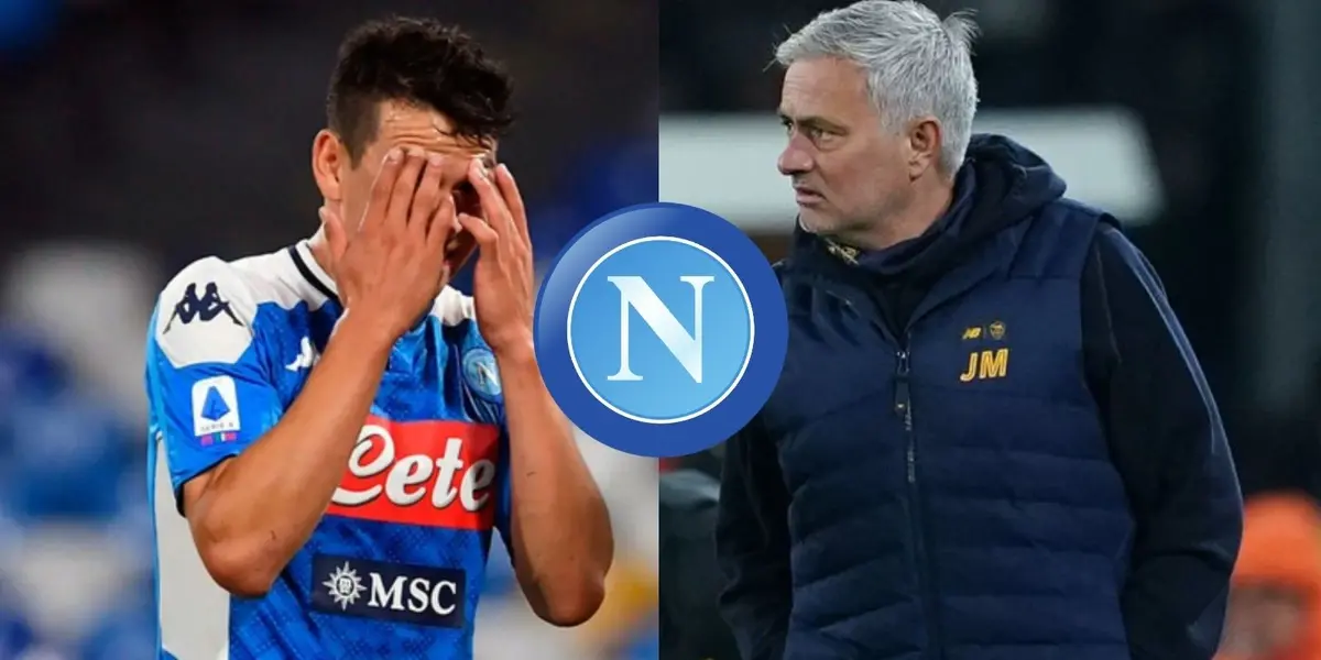 Jose Mourinho tried to stop Hirving Lozano in the AS Roma vs Napoli match and this is what he did