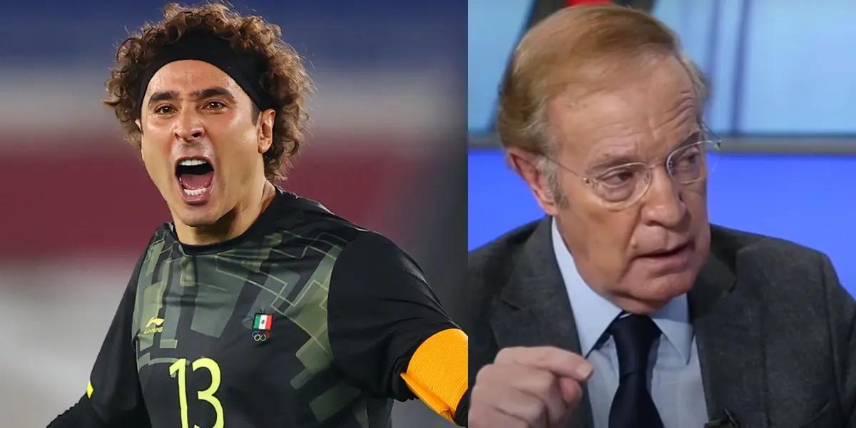 José Ramón Fernández once again shows that he has arguments to expose Guillermo Ochoa and point out that he is the worst goalkeeper in Mexico.