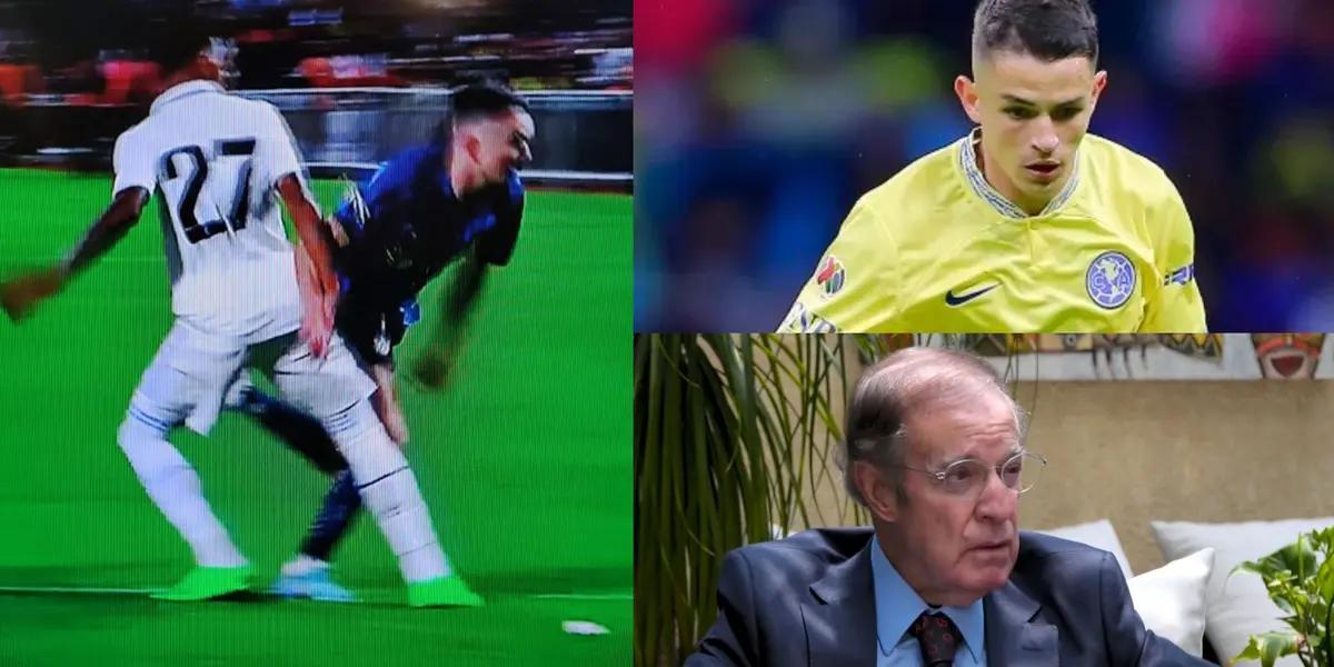 José Ramón Fernández uncovered the issue of why América was given a penalty despite the fact that there was no contact in Fidalgo's play, the issue is about money.