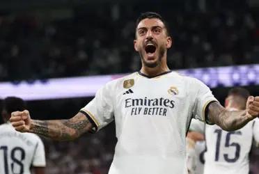 Joselu makes the second point of the match and breaks the tie.