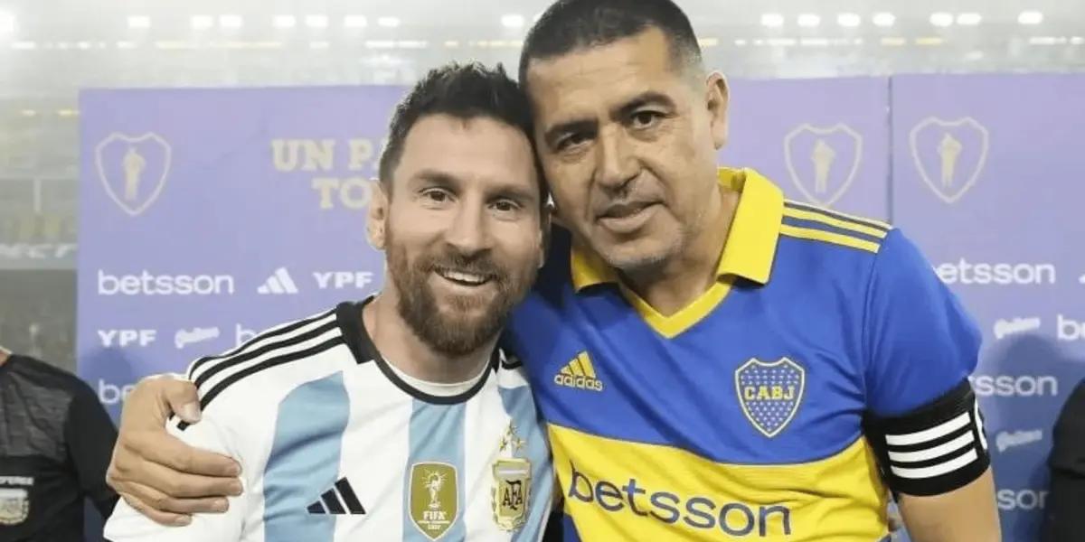 Juan Roman Riquelme wants to convince the best in the world to wear the blue and gold shirt.