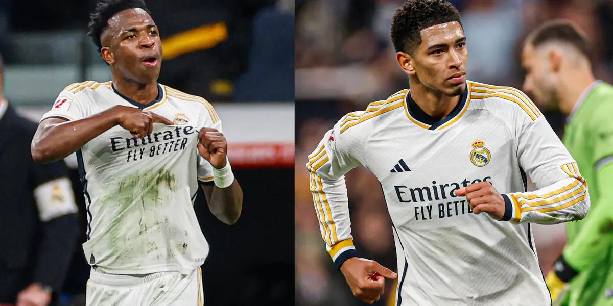 Jude Bellingham and Vinicius scored! 2-2 in the Santiago Bernabeu.