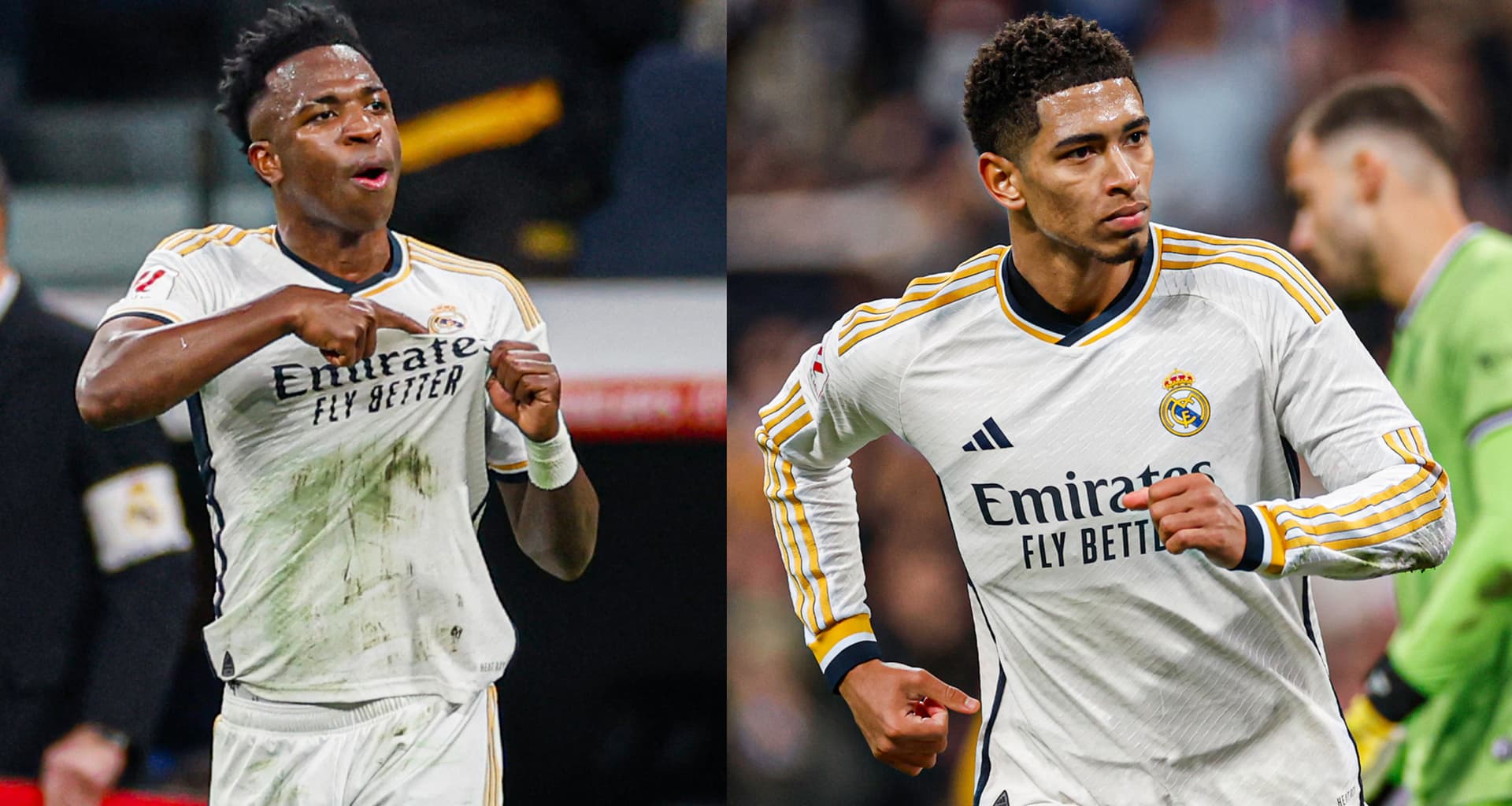 Jude Bellingham and Vinicius scored! 2-2 in the Santiago Bernabeu.