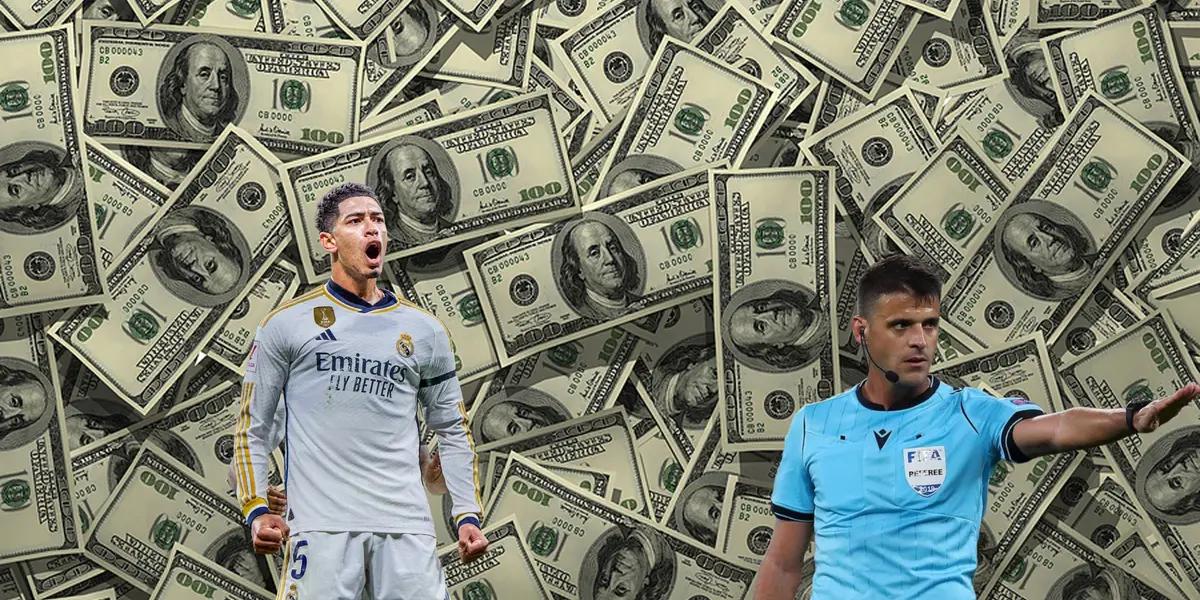 Jude Bellingham earns a lot more compared to La Liga referees.