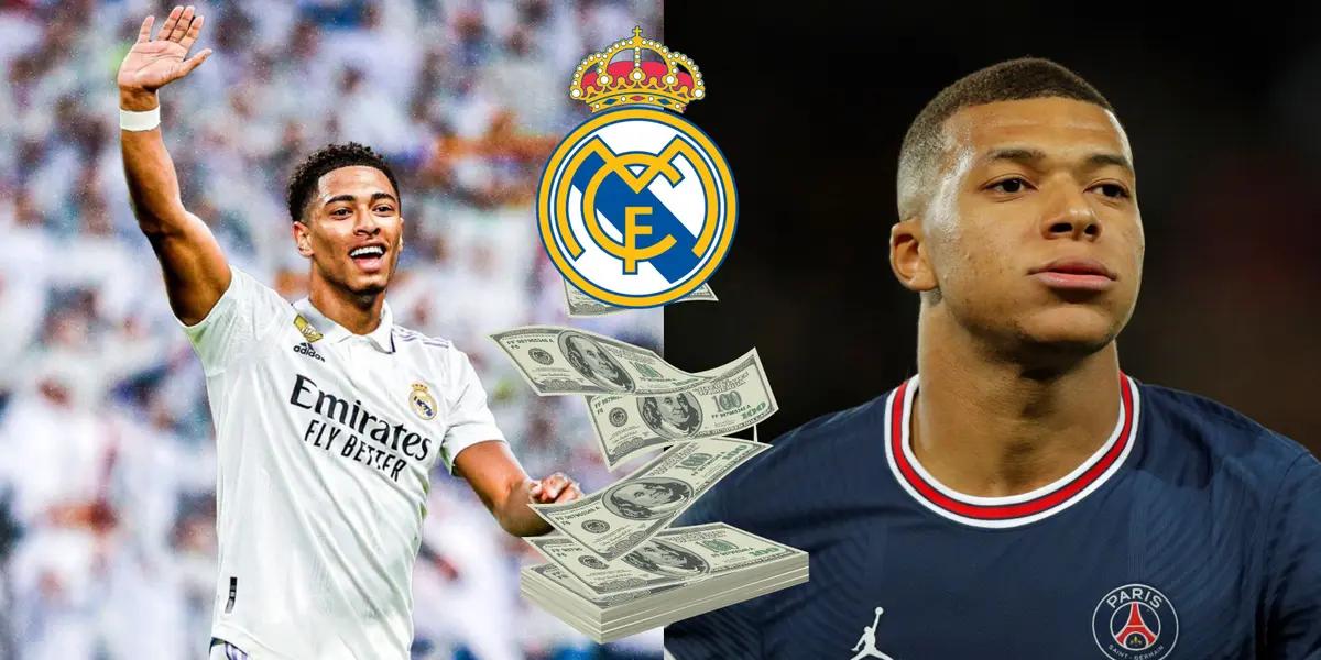Jude Bellingham just arrived to Madrid, how much is he going to earns compared to Mbappe?