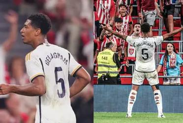 Jude Bellingham scored in his first match for Real Madrid in LaLiga