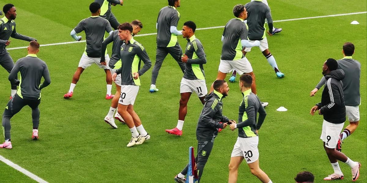 Jugadores del Aston Villa. Foto: redes de Aston Villa.