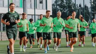 Jugadores del Wolfsburg. Foto: redes del Wolfsburg.