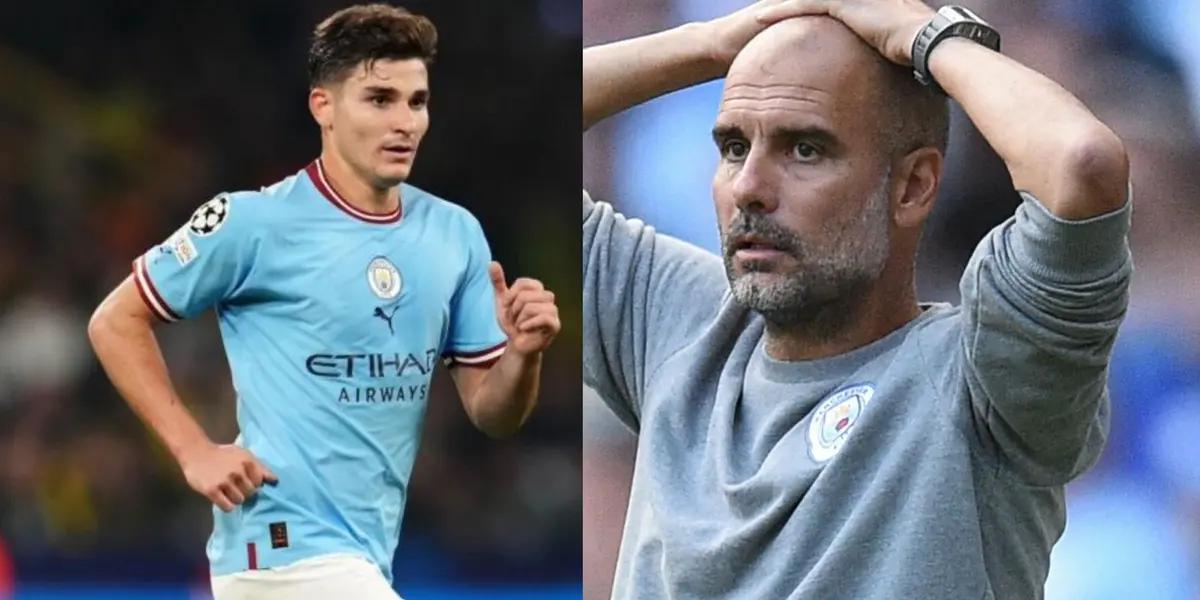 Julian Alvarez and a dilemma he has at Manchester City after a teammate's confession
