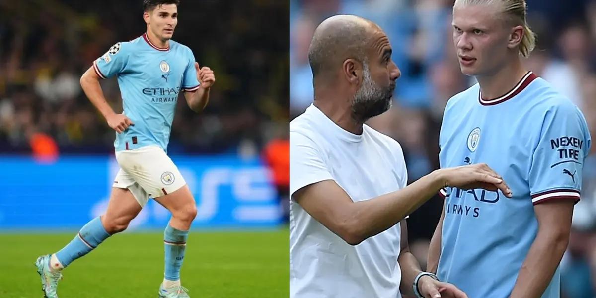 Julian Alvarez and the best player in the Premier League in his opinion and is not from Manchester City