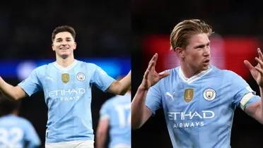 Julian Alvarez gets a brace while Kevin De Bruyne breaks another record.