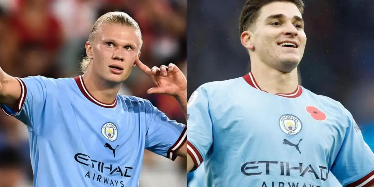 Julian Alvarez gives his opinion on Erling Haaland after learning he could play with him from the start of every game