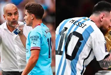 Julian Alvarez is benched once again against Chelsea.