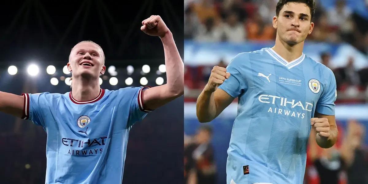 Julian Alvarez is currently experiencing an important level with Manchester City