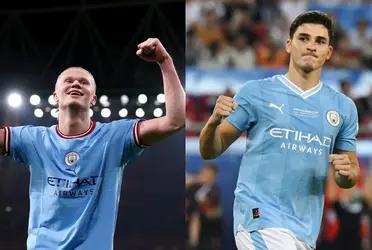 Julian Alvarez is currently experiencing an important level with Manchester City