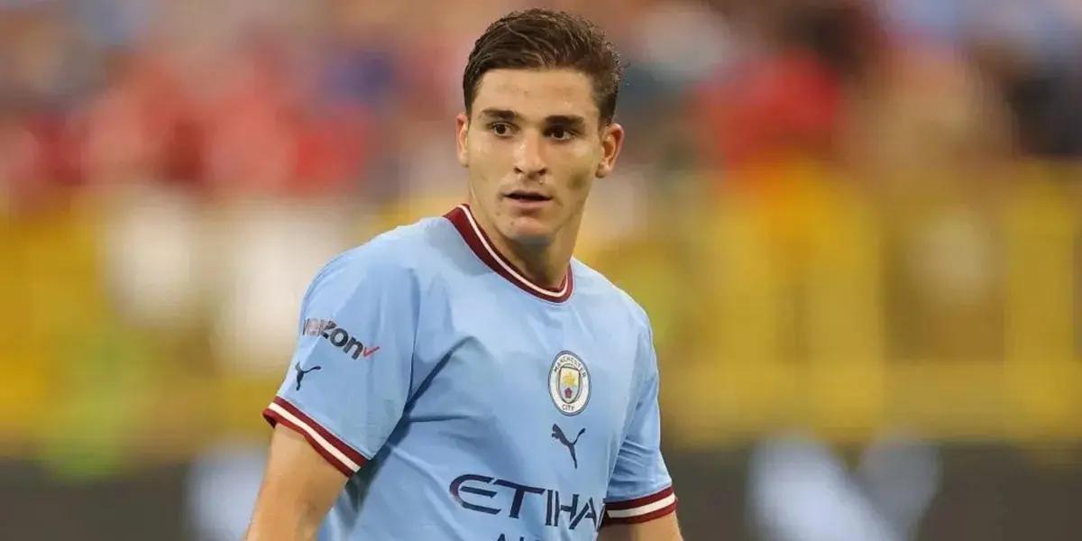 Julián Álvarez lives a difficult moment at Manchester City