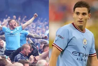 Julián Álvarez lives difficult moments at Manchester City