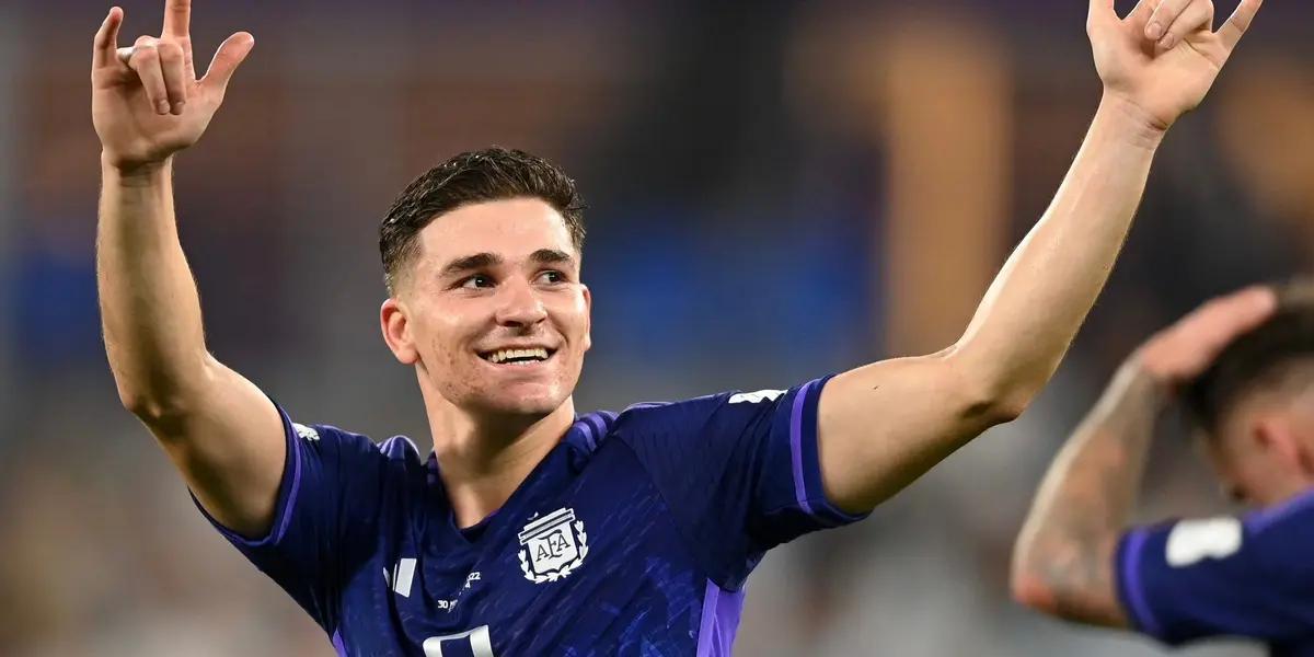 Julian Alvarez shone in an important way against the Peruvian team