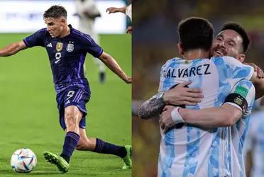 Julian Alvarez was a starter for Argentina and scored a great goal against Jamaica and sent an important message to Lionel Messi.