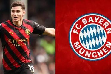 Julián Álvarez's decision to play for Bayern Munich surprises Guardiola