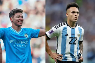 They said that Julian Alvarez is better, what the Manchester City player says about Lautaro