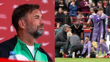 Jurgen Klopp gives an update on the injuries Liverpool has, including Diogo Jota.