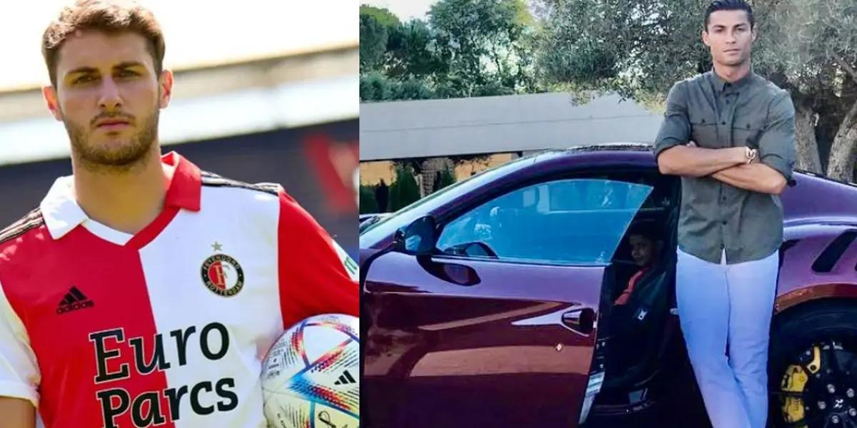 Just arrived at Feyenoord, the luxury car that will have the new reinforcement, the Mexican Santiago Giménez.