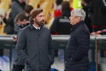 Juventus beat Dynamo Kiev 2-0 in the first game of Group G in UEFA Champions League. Coaches Andrea Pirlo and Mircea Lucescu reunited after several years. They shared an amazing story.