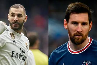 Karim Benzema defended Messi after the bad times the Argentine lived at PSG