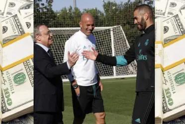 Karim Benzema is a much questioned player at Real Madrid but because of Florentino Perez's business, Zidane must always put him on.