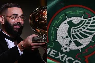 Karim Benzema won the Ballon d'Or, awarded by a specialized magazine. At the time, the world star recognized a Mexican player.