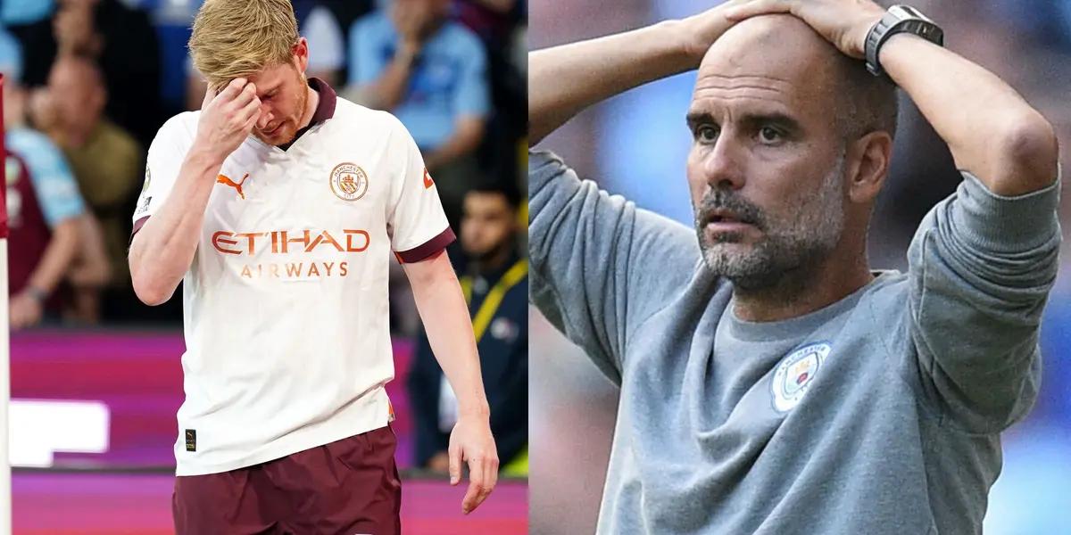 Kevin De Bruyne could be out for the rest of the year, this is what Pep Guardiola said