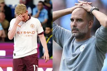 Kevin De Bruyne could be out for the rest of the year, this is what Pep Guardiola said