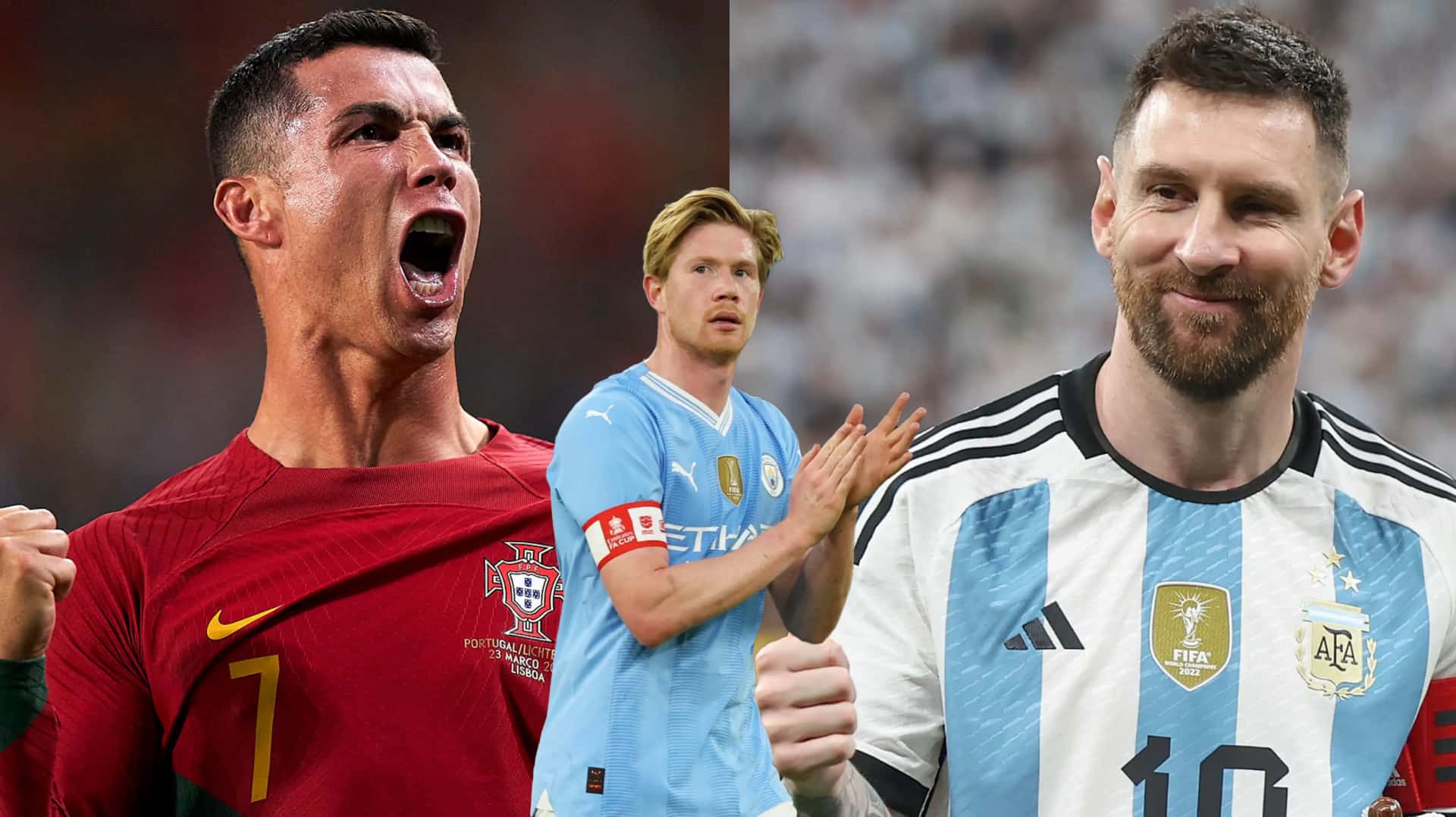 Kevin De Bruyne has chosen his favorite player between Ronaldo and Messi.