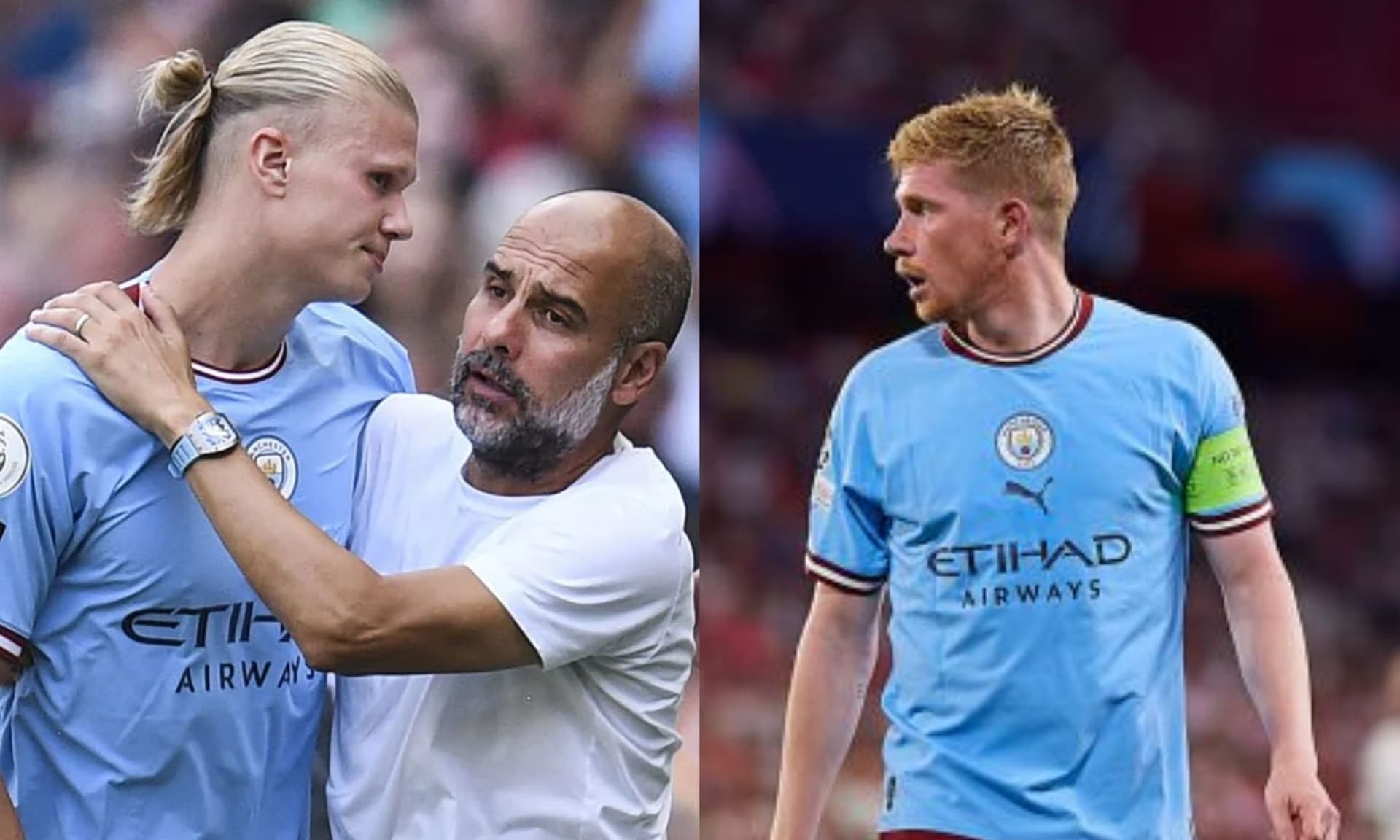 Kevin De Bruyne saves Manchester City and this is how the Spanish coach reacted
