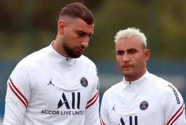 Keylor Navas and Gianluigi Donnarumma have a fight to be PSG's starting goalkeeper