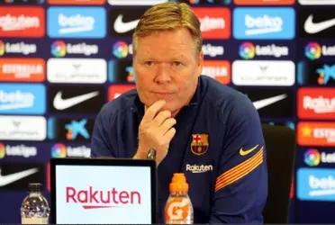 Koeman and the president of Barcelona held a brief dialogue which they defined as "productive"