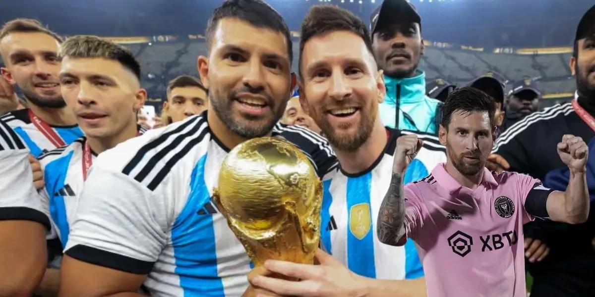 Kun Aguero talked about Messi at Inter Miami