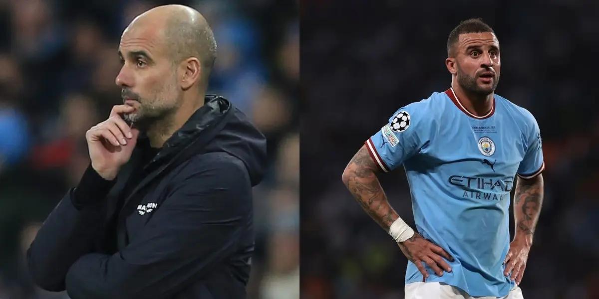 Kyle Walker gives the worst news to Pep Guardiola and surprises everyone